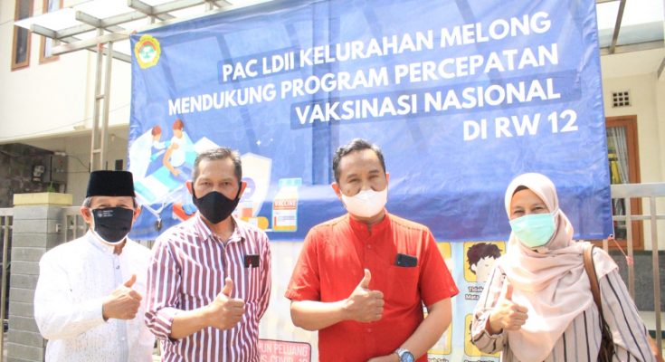 Dukung Percepatan Vaksinasi, LDII – Puskesmas Melong Vaksinasi 400 Warga Cimahi