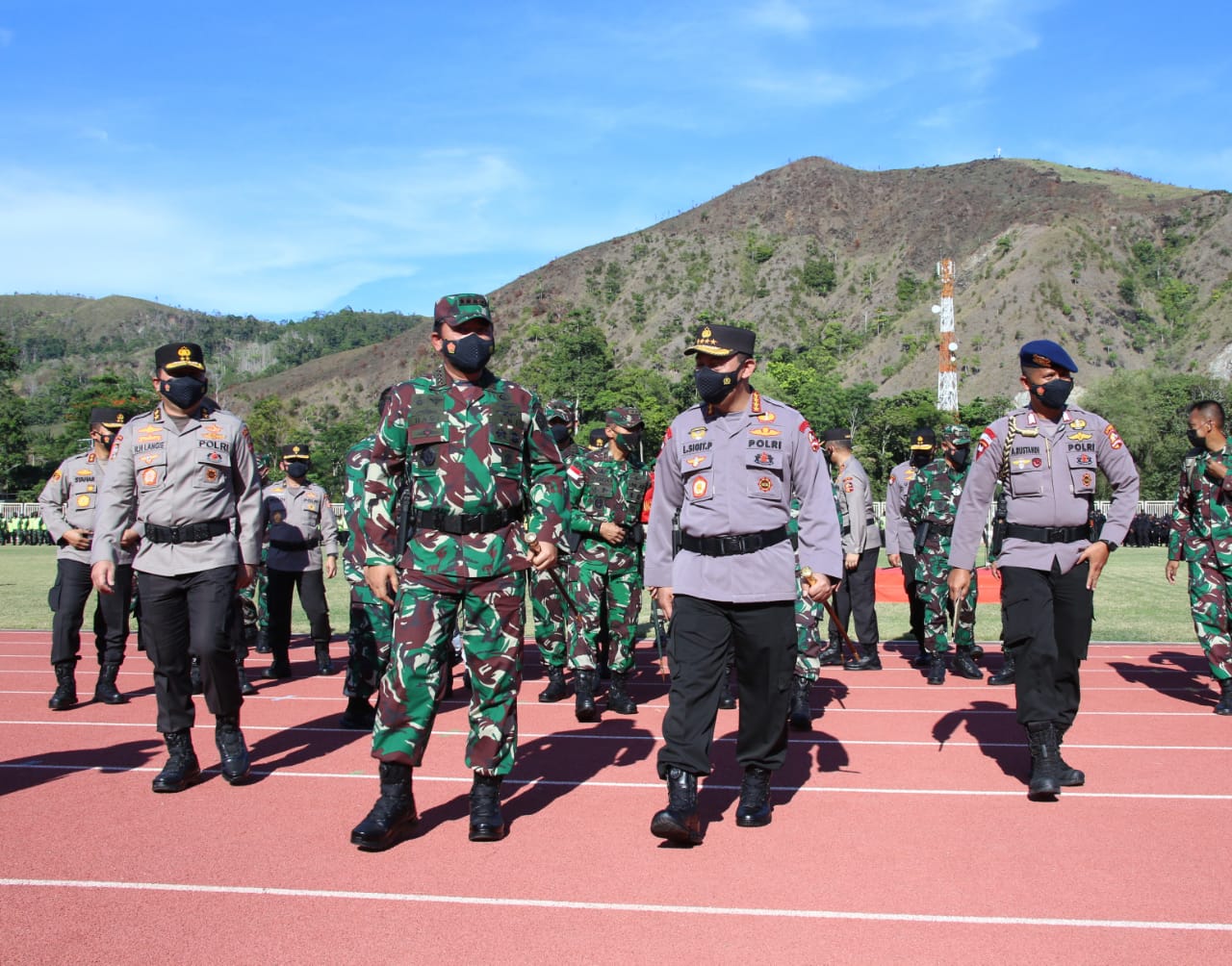 Panglima dan Kapolri Pimpin apel Kesiapan PON XX Papua