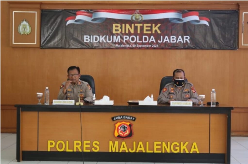 Kabidkum Polda Jabar Pimpin Sosialisasi Bintek Bidkum di Polres Majalengka