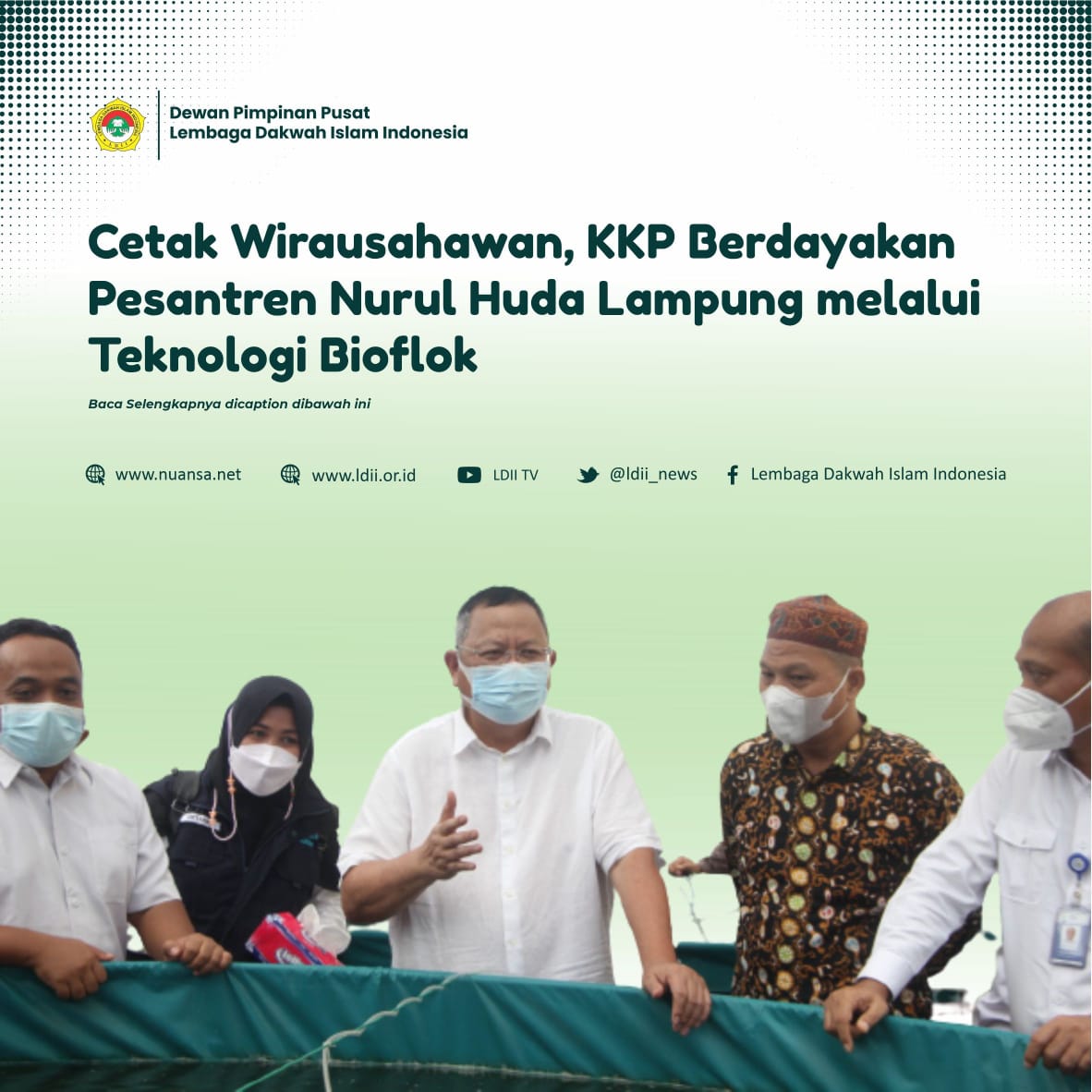 Santri LDII dibekali kemandirian usaha lele bioflok
