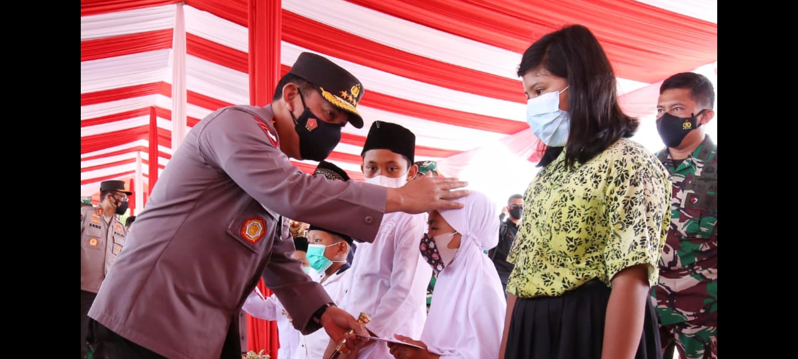 Silahturahmi dengan PCNU Banyuwangi, Kapolri Ajak Perkuat Penanganan Covid-19
