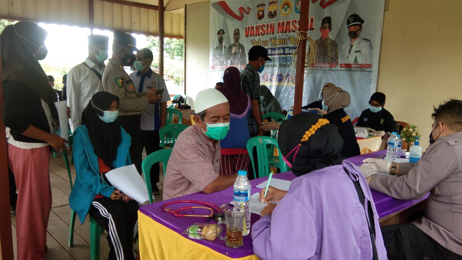 Kebut Vaksinasi, LDII Kalbar adakan vaksinasi masal untuk warga Terentang