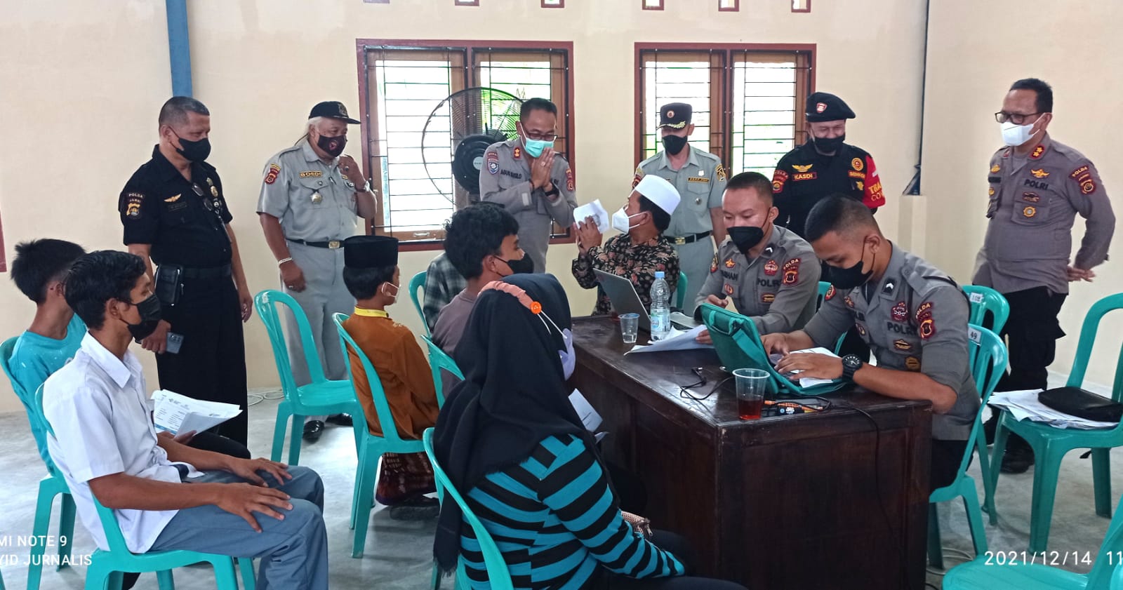 Dengan Program Vaksinasi Bahagia, Polda Jambi Berharap Herd Immunity segera Tercapai.