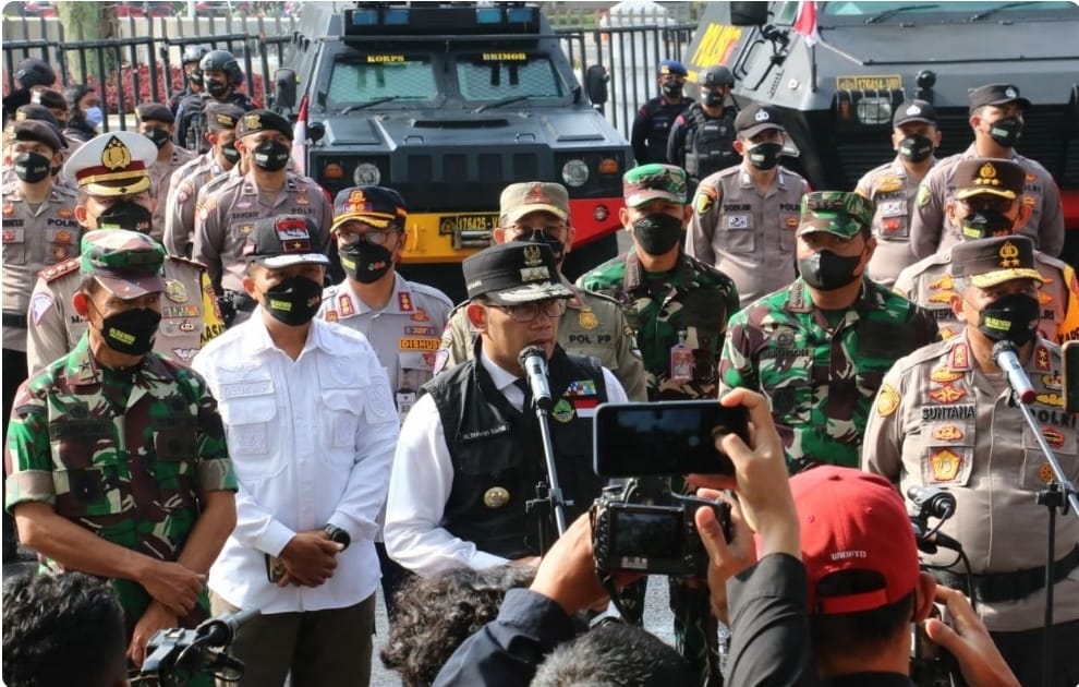 Jelang Pengamanan Nataru, Gubernur Jawa Barat Bacakan Amanat Kapolri