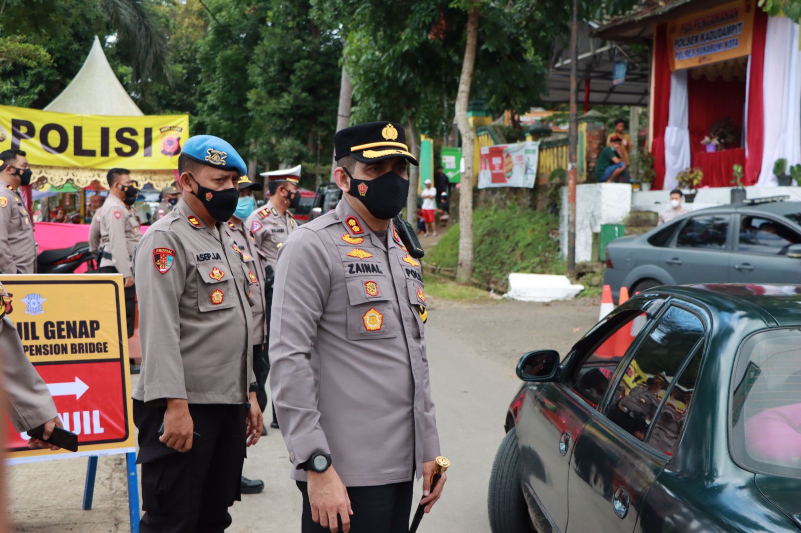 Kabid Humas Polda Jabar : Polisi Tinjau tempat wisata, Pastikan Prokes dan  penerapan Ganjil Genap, Jelang Libur Nataru