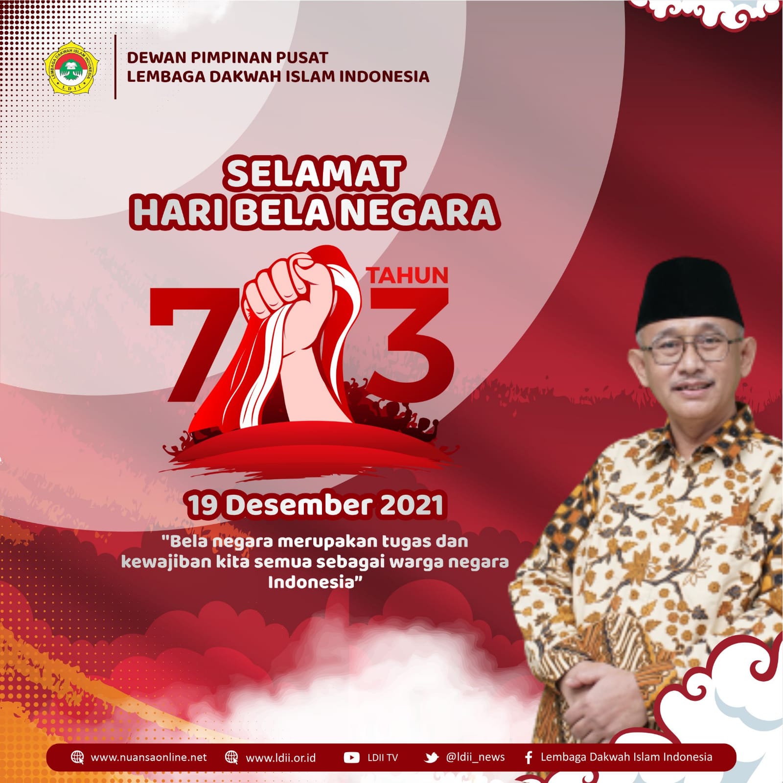 Bela negara bukan tugas TNI dan Polri saja, melainkan sebuah kewajiban bagi setiap warga negara