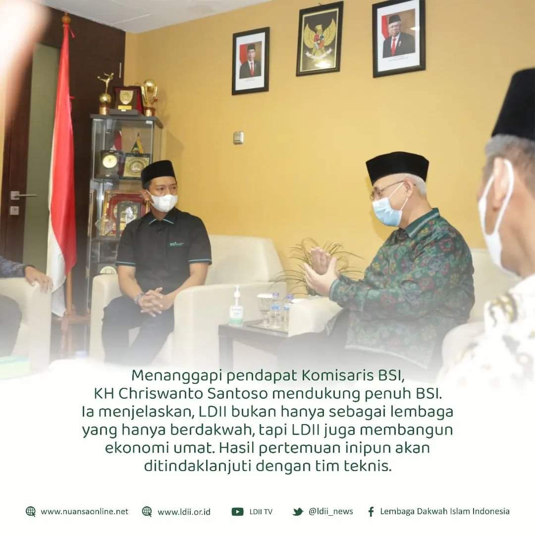 Komisaris BSI apresiasi DPP LDII dan ingin bekerja sama untuk mengembangkan ekonomi umat