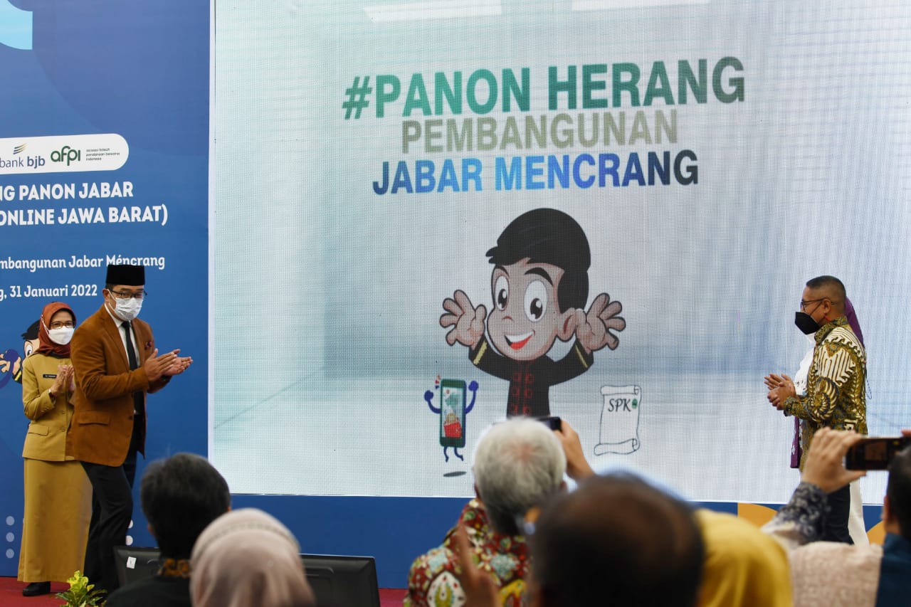 Ridwan Kamil resmikan Program Pendanaan Online atau Panon Jabar