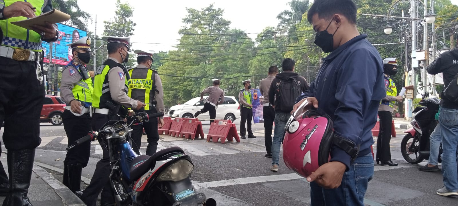Polisi Lakukan Sosialisasi Pelarangan Penggunaan Knalpot Bising
