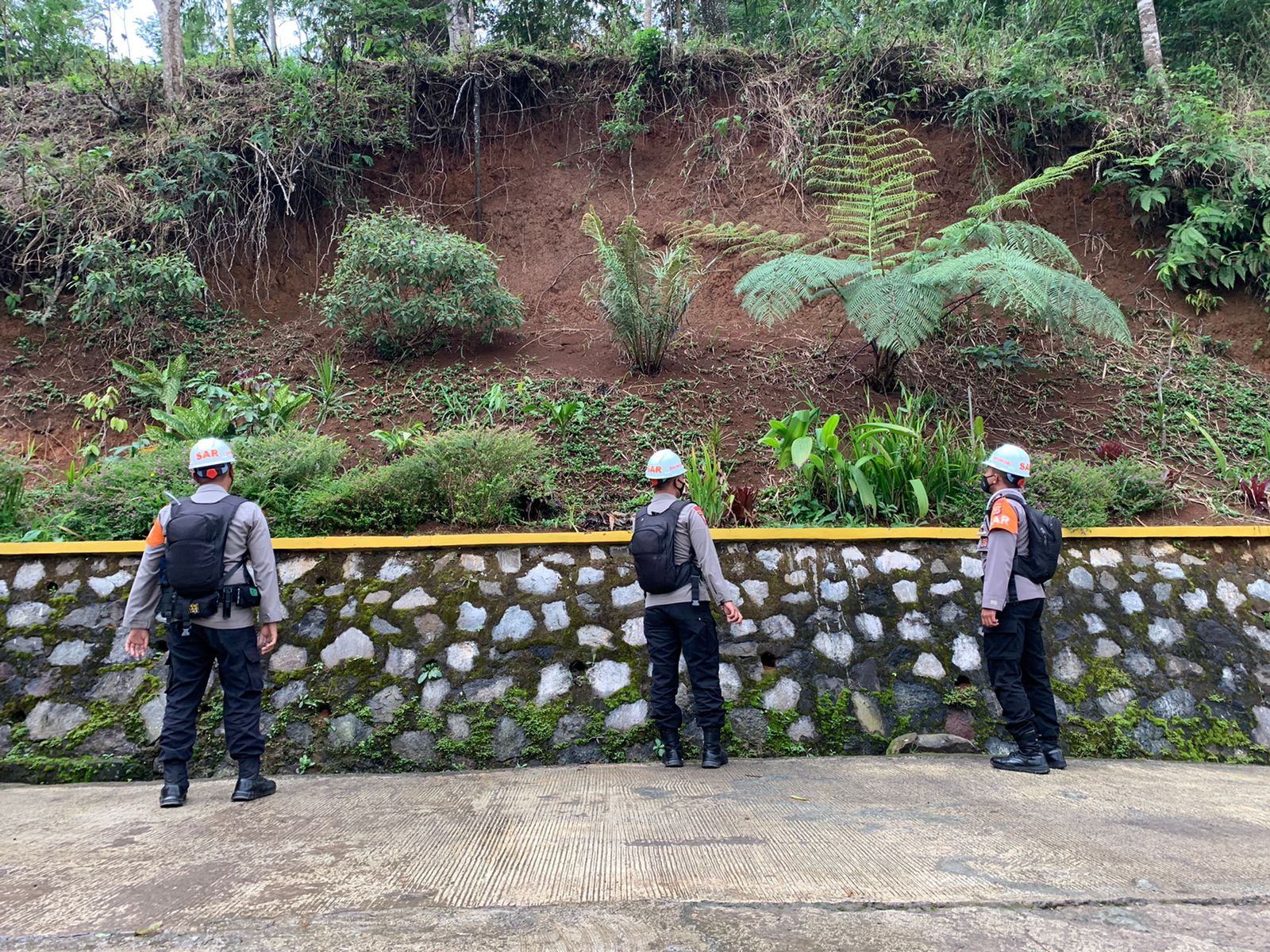 Patroli Wilayah Potensi Rawan Longsor Wilayah Gunung Kasur