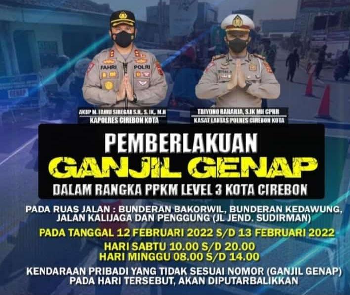 PPKM Level 3, Polisi Berlakukan Ganjil Genap