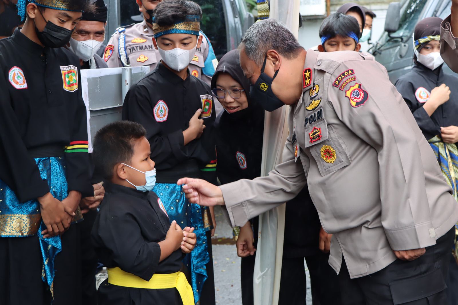 Kapolda Jabar Tinjau Vaksinasi Serentak di Kota Sukabumi