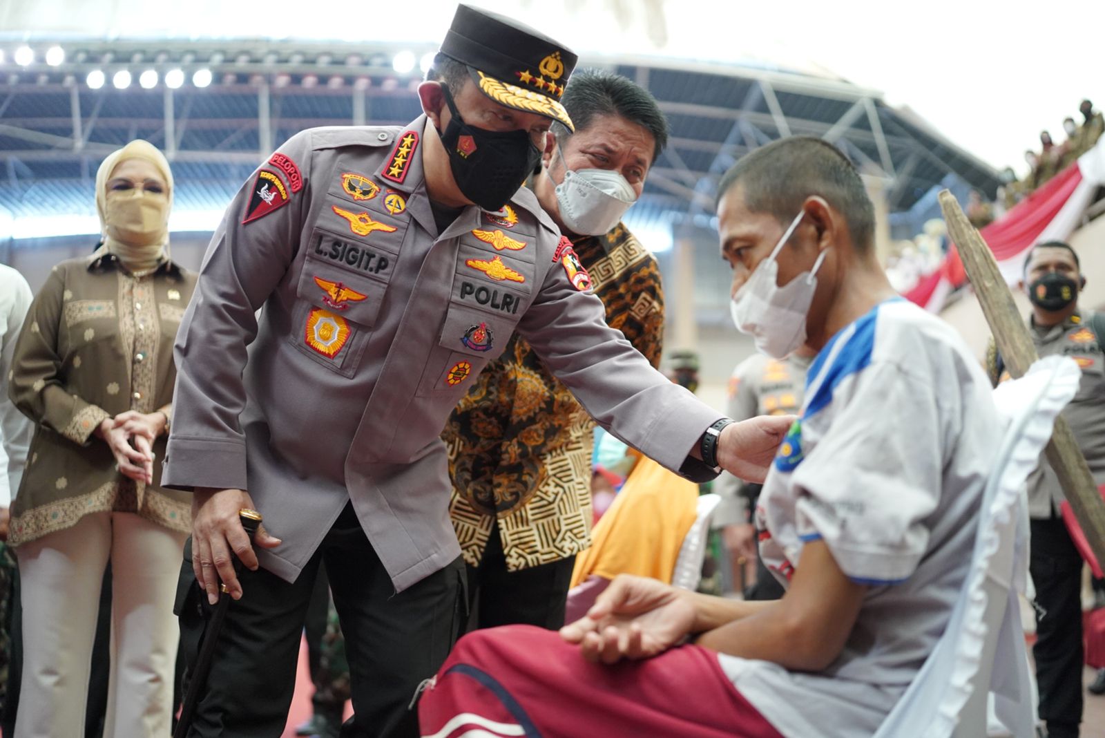 Kapolri Dorong Percepatan Target Dosis Dua dan Booster