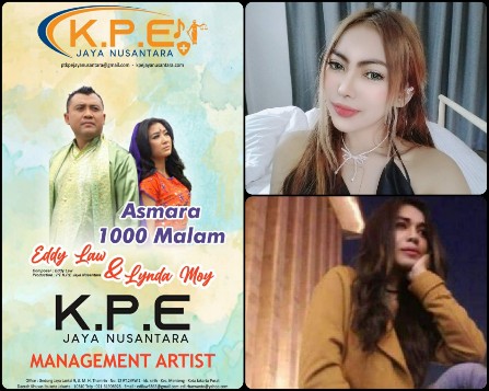 Lynda Momoy Duet Eddy Law Single "Asmara 1000 Malam" di Label KPE Jaya Nusantara