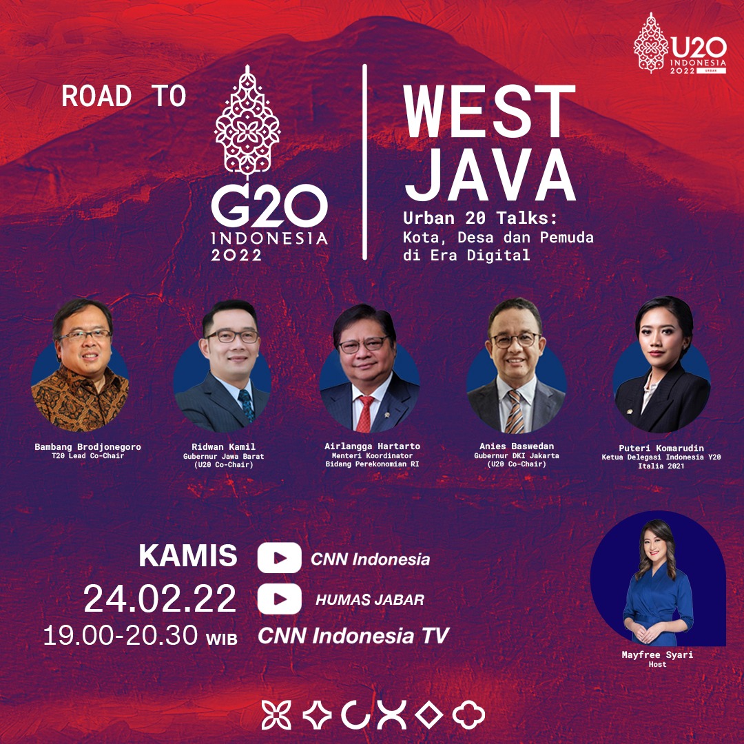 ROAD TO PRESIDENSI G20, Forum U20 Bahas Tiga Isu Utama Perkotaan
