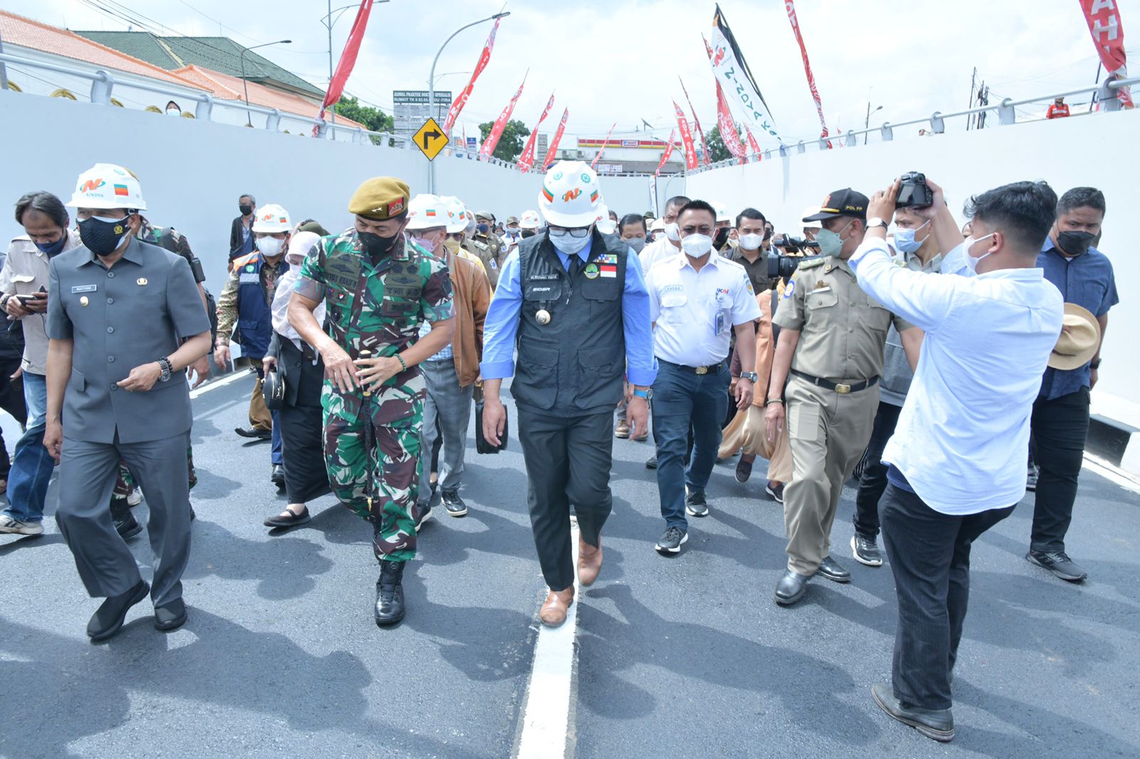 Ridwan kamil Resmikan Underpass Sriwijaya di Cimahi