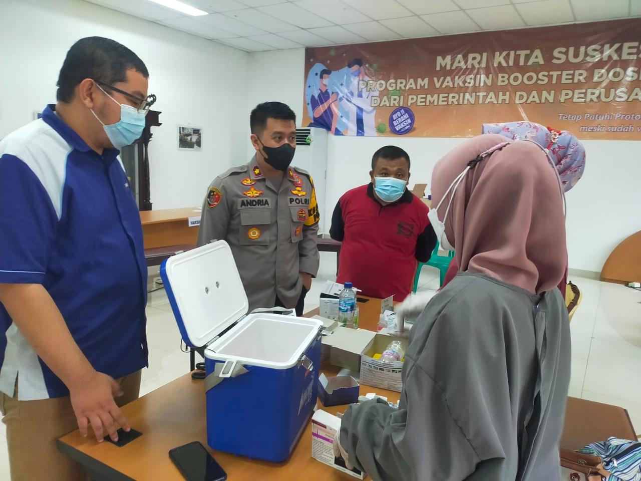 Sebanyak 1.500 Orang Pegawai PT Samick Disuntik Vaksin Booster