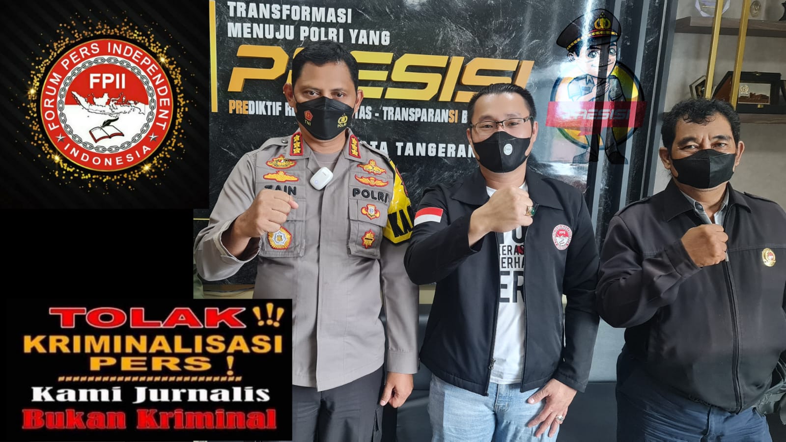 FPII Desak Polres Kota Tangerang Proses Cepat Laporan Terkait Kades Wanakerta