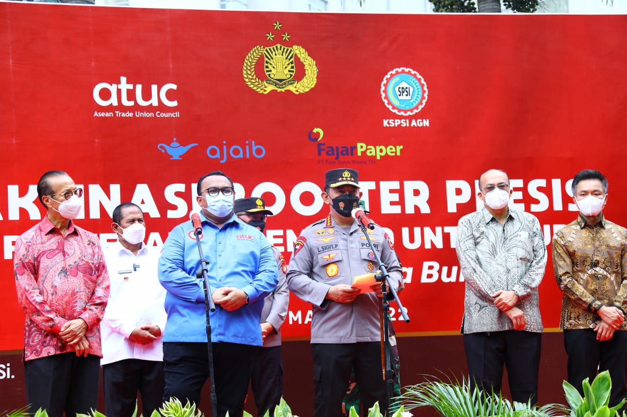 Kapolri: Buruh Harus Dalam Kondisi Optimal dan Sehat Hadapi Omicron