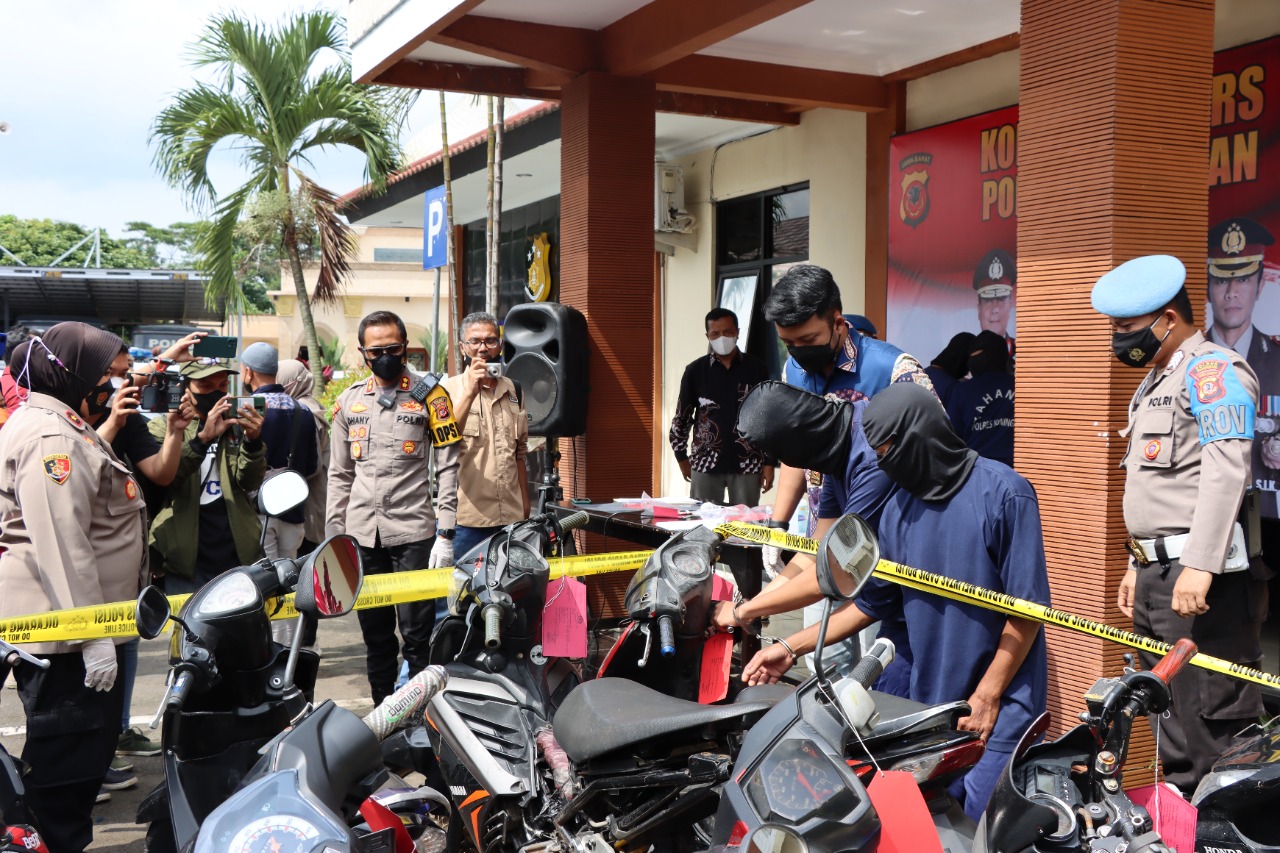 Operasi Jaran Lodaya 2022, Polisi Berhasil Amankan Belasan Motor