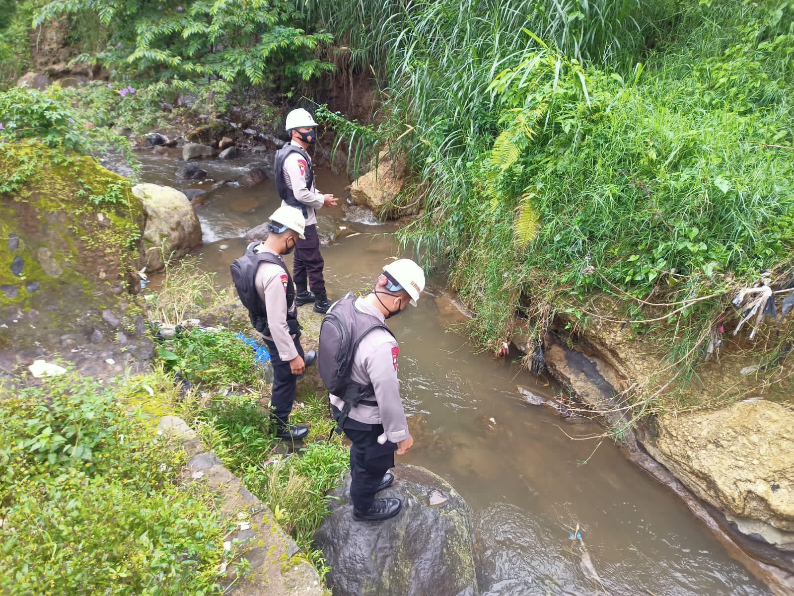 Patroli Antisipasi Bencana Banjir di Cianjur