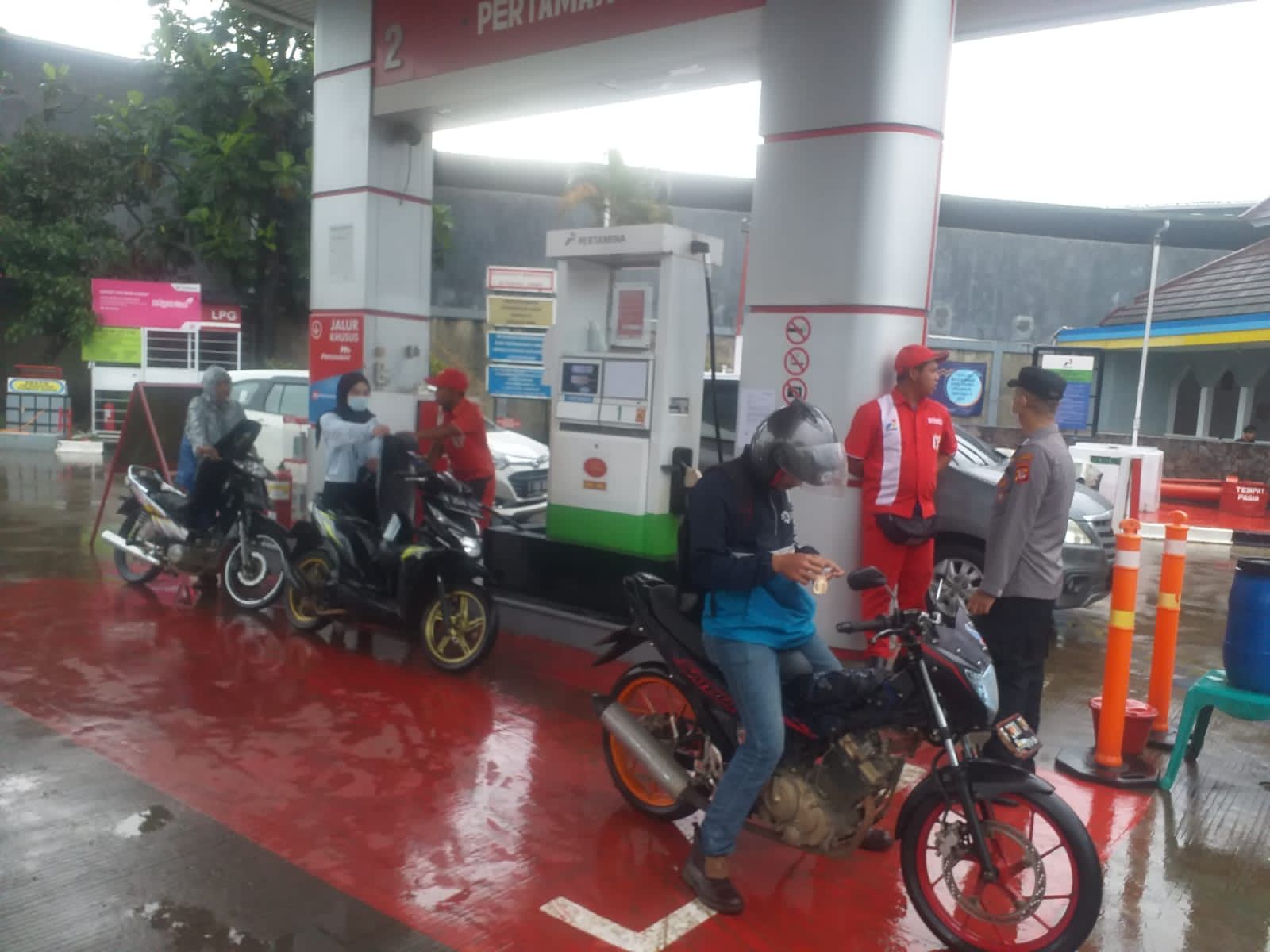 Antisipasi Kelangkaan BBM, Polisi  Cek SPBU