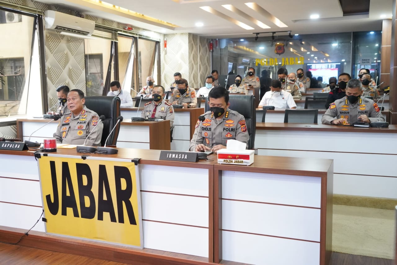 Kapolda Jabar Buka Rakernis Pengamanan Obvit