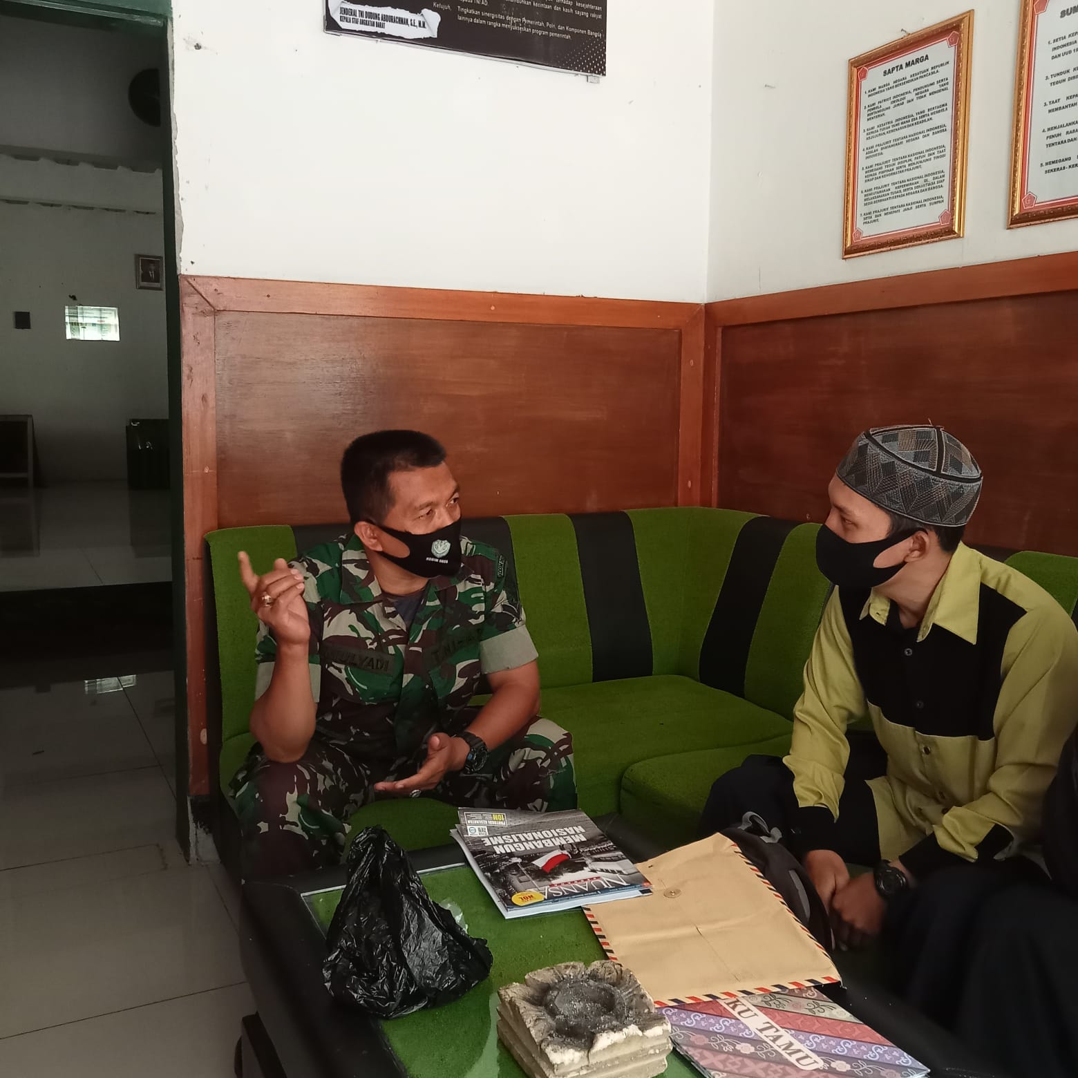 LDII Cihampelas Kunjungi Koramil 0901 Cililin
