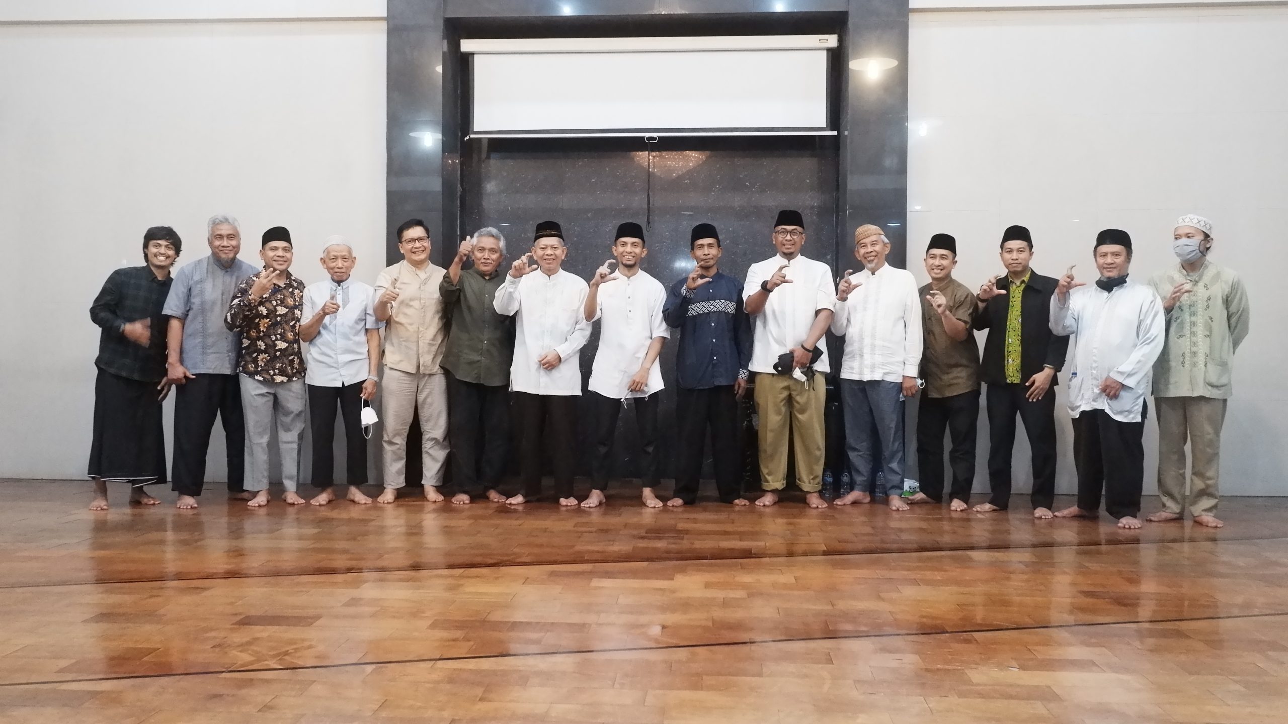 Pererat Silaturrahim, DMI dan MUI Tarling di Masjid LDII