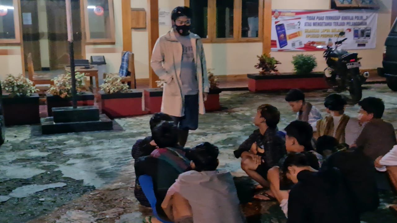 Polisi Amankan Puluhan Remaja Terlibat Tawuran