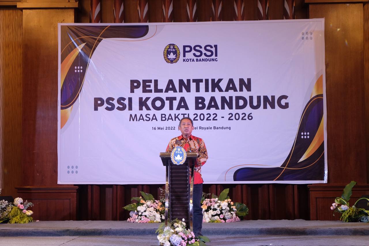 Dilantik, Pengurus Askot PSSI Bandung Siap Kerja Nyata