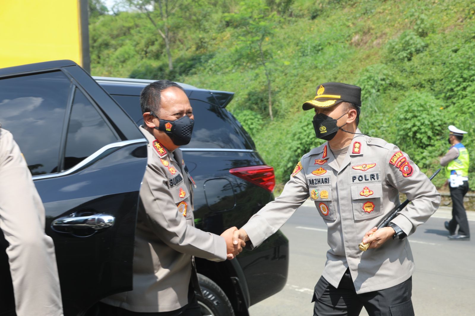 Kapolda Jabar Tinjau Pospam Gentong  Tasikmalaya