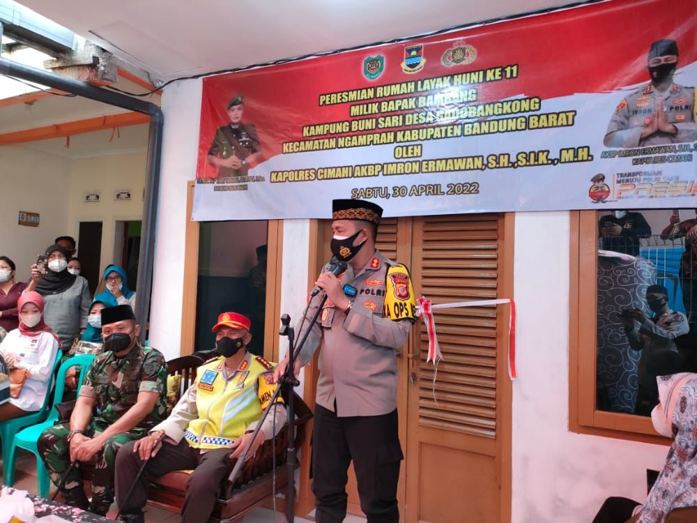 Kapolres Cimahi Resmikan Rutilahu Ke-11