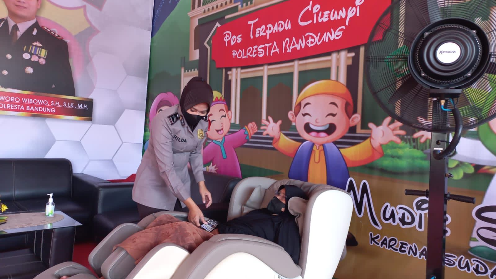 Posyan Cileunyi Sediakan Tempat Istirahat Para Pemudik