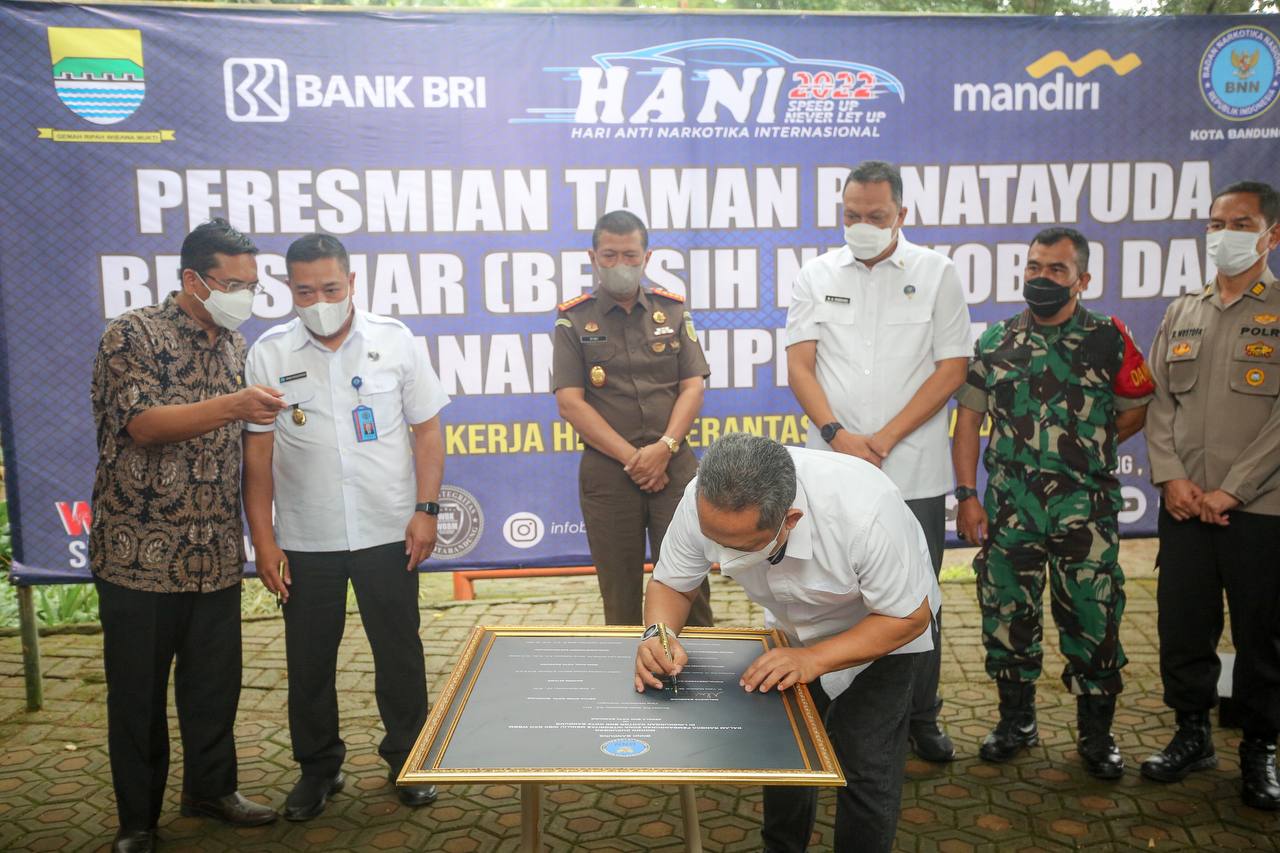Pemkot Bandung dan BNN Hadirkan Ruang Publik 'Bersinar'