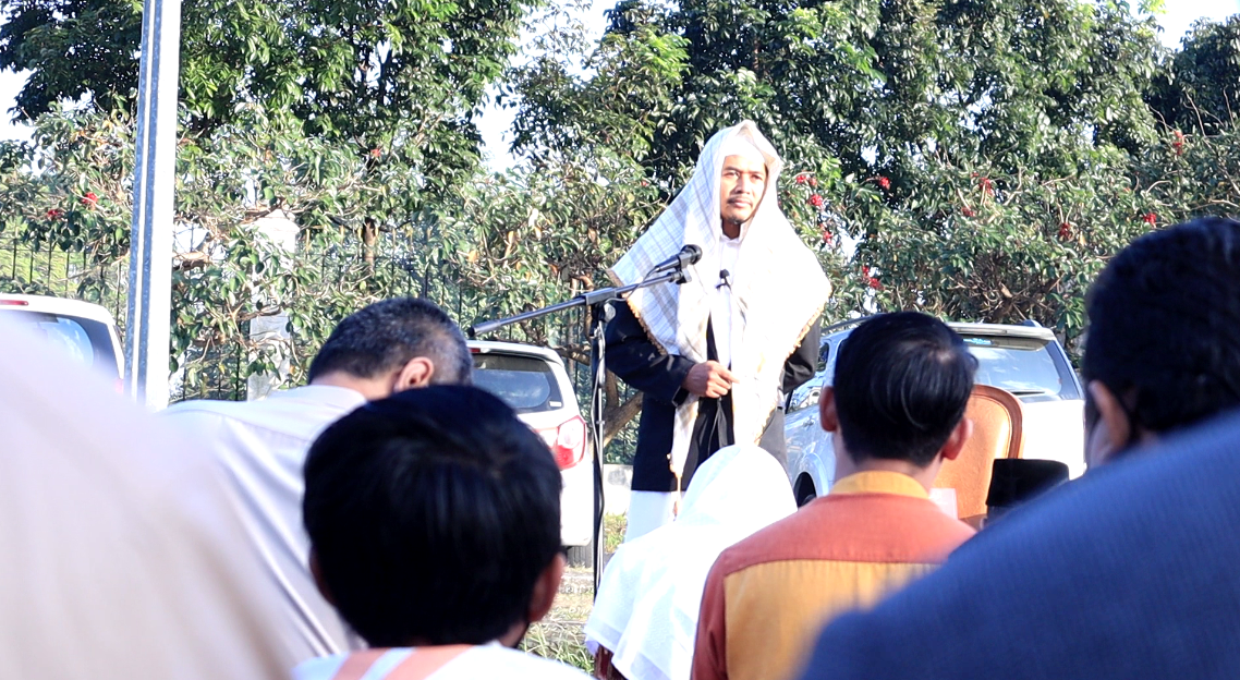 Warga LDII Kota Bandung Gelar Sholat Idul Adha di Sport Jabar Arcamanik