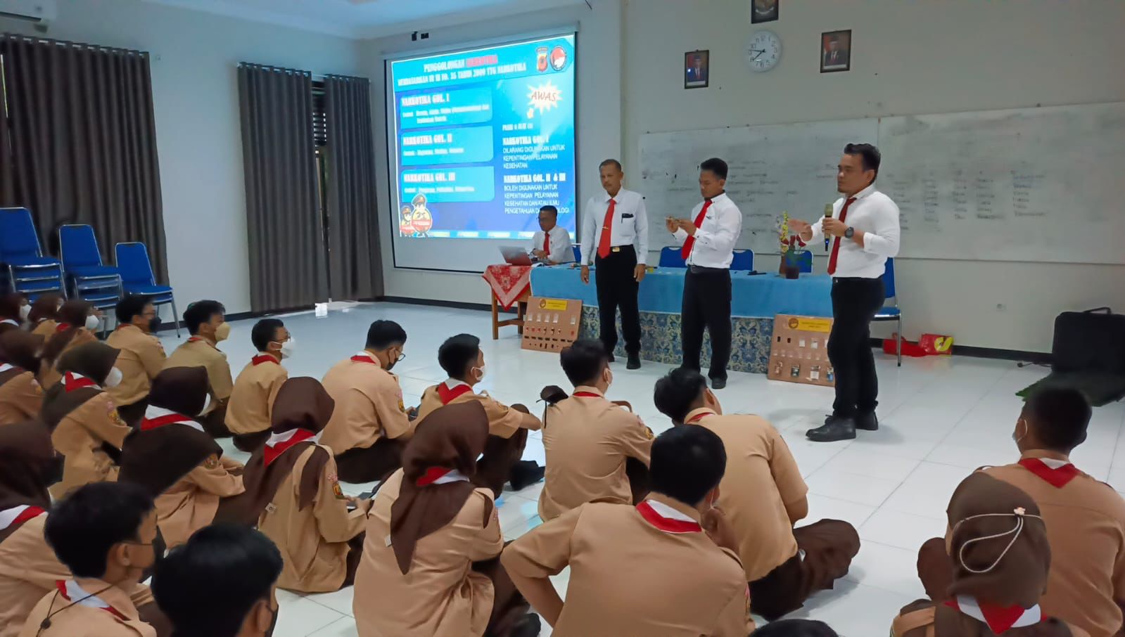Jauhkan Remaja dari Bahaya Narkoba, Polisi Beri Penyuluhan P4GN