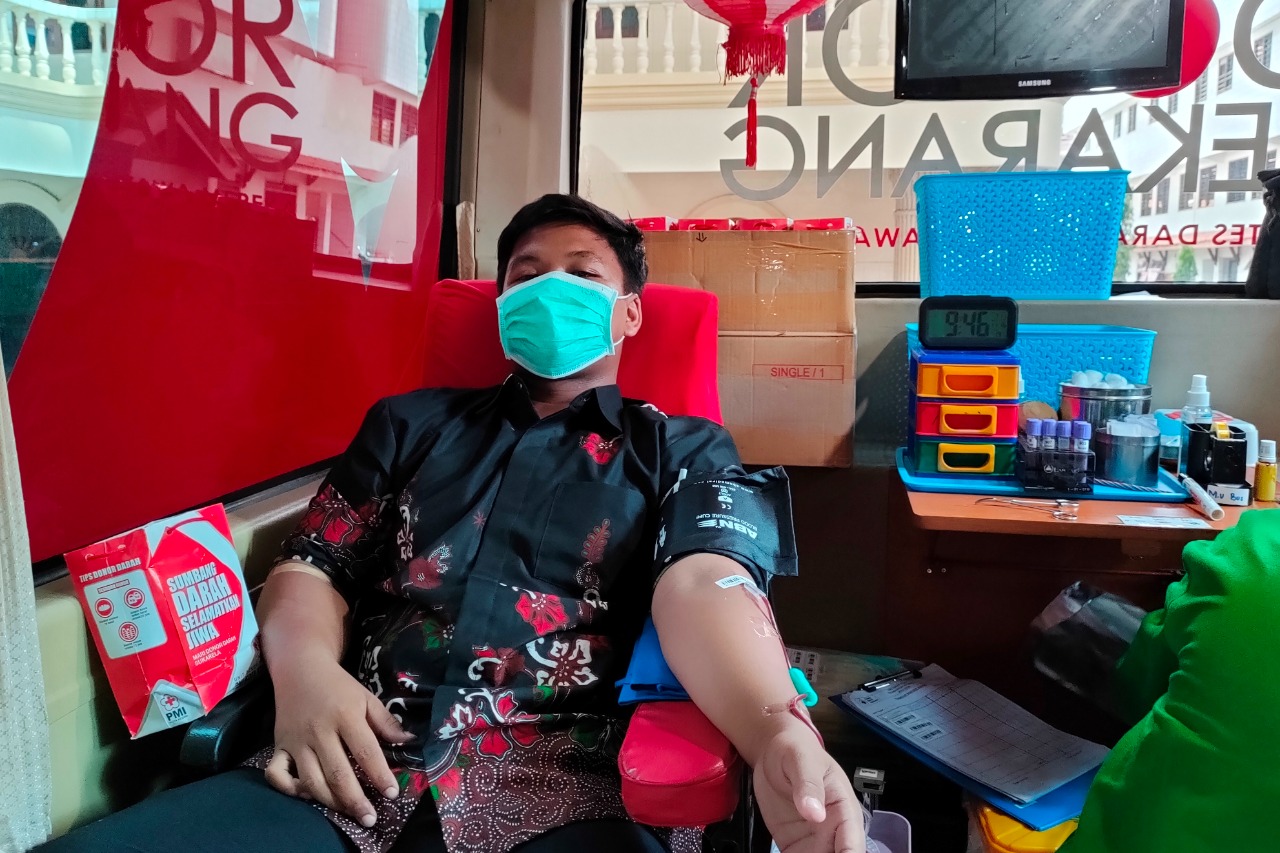 Hari Amal Bhakti Kemenag, LDII Kediri Gelar Baksos Donor Darah