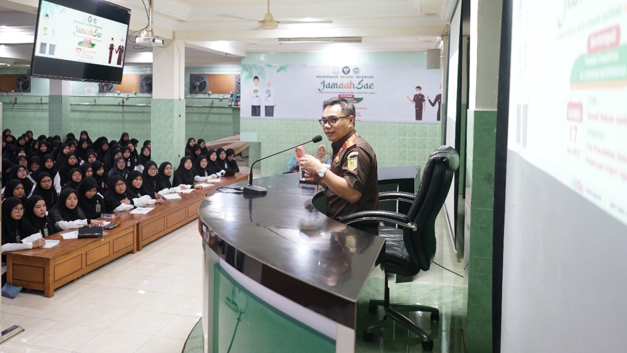 Kejari Nganjuk Gandeng Ponpes Al Ubaidah Sosialisasikan Program Jamaah Sae