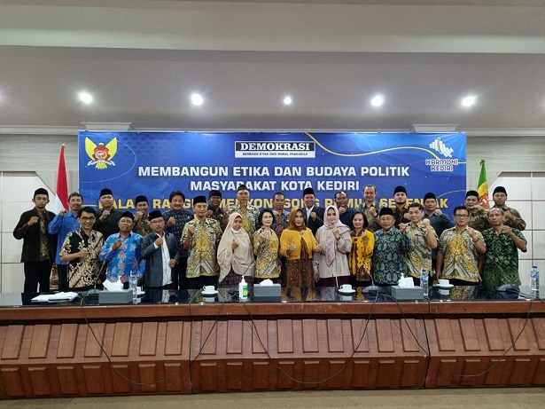 Hadiri Workshop Pendidikan Politik, LDII Kota Kediri Ajak Masyarakat Berdemokrasi berbasis etika dan moral Pancasila