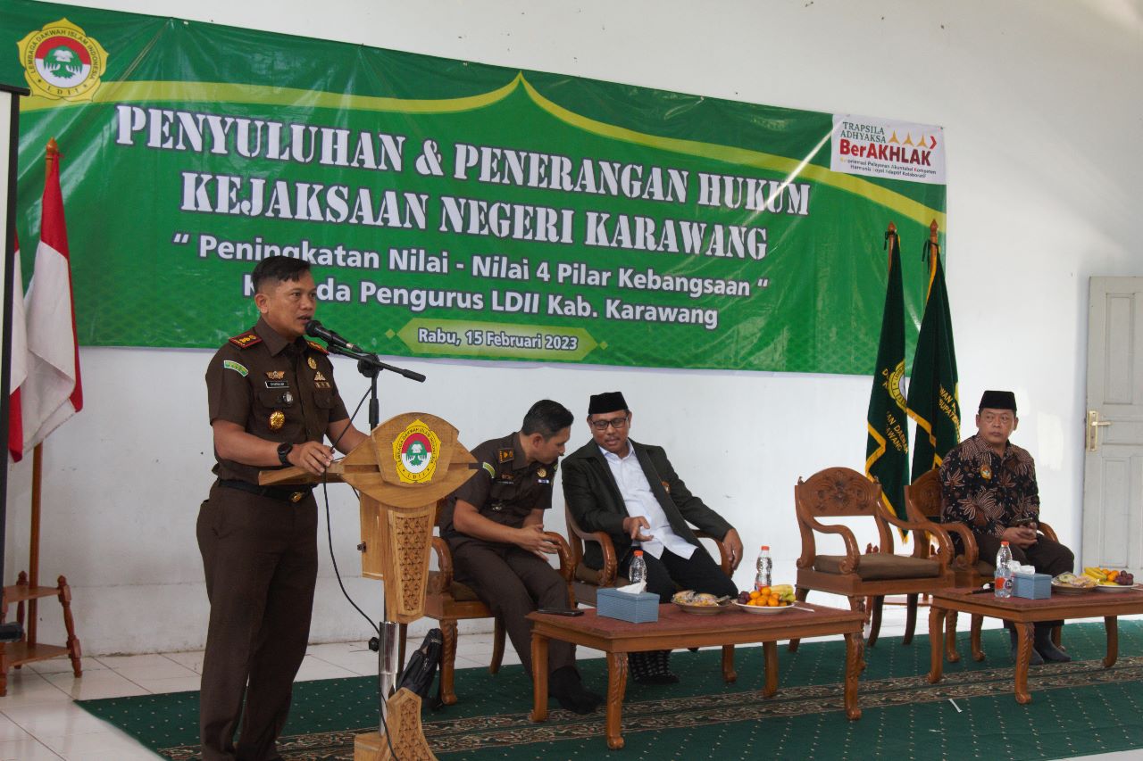 Kejari Adakan Penyuluhan Hukum pada Warga LDII Karawang