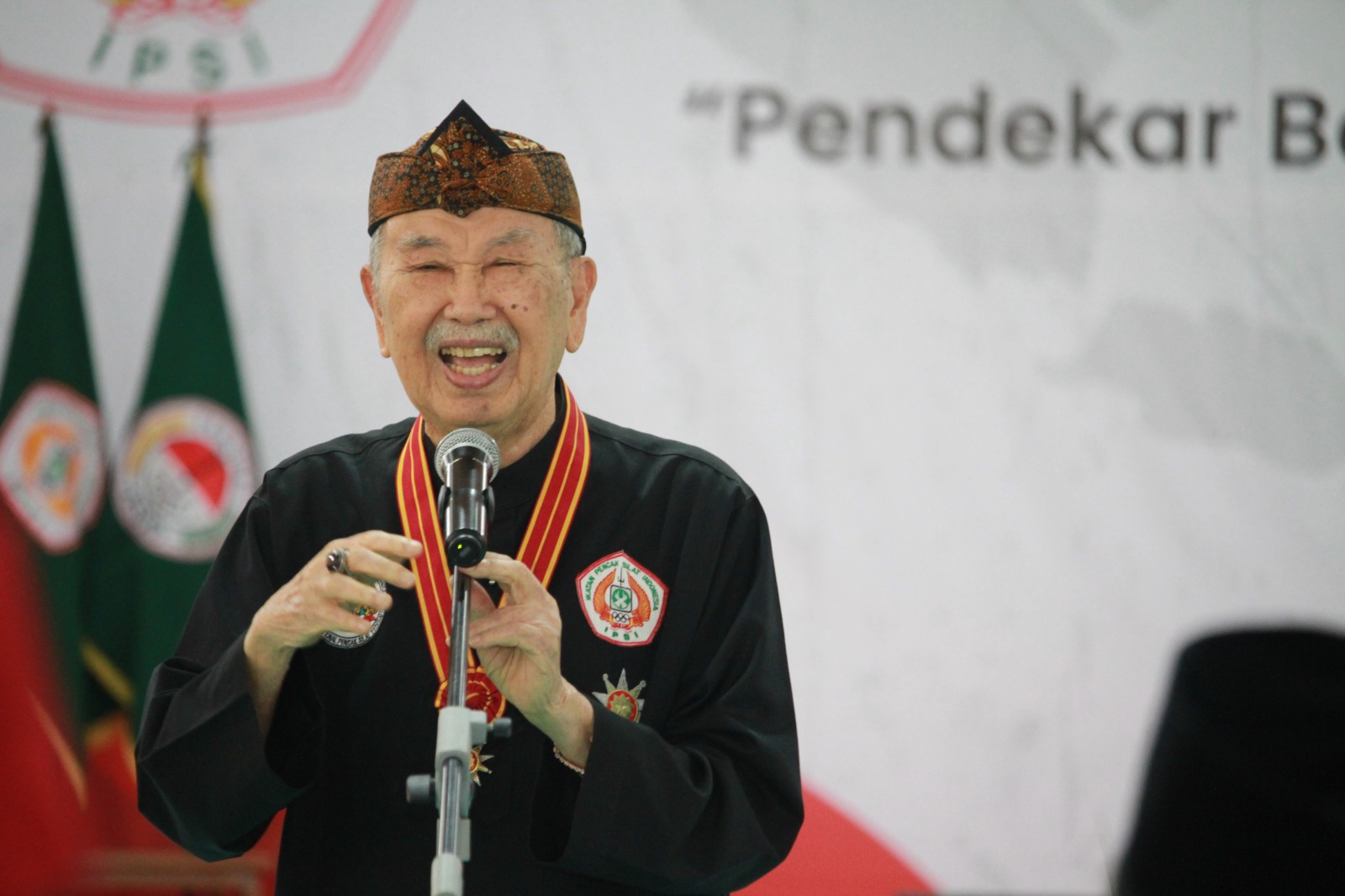 Hadiri Silaturrahim Syawal Pencak Silat Indonesia, Eddie M Nalapraya Berikan Pesan Persatuan