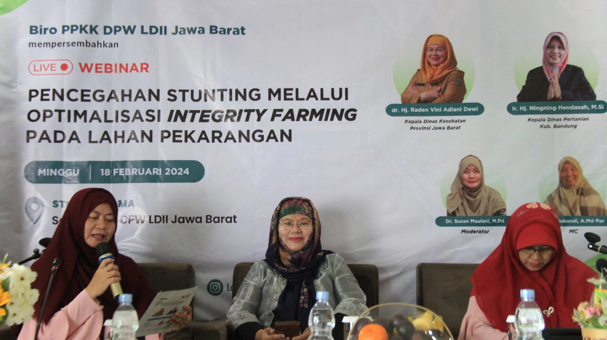 LDII Jabar Ajak Masyarakat Bangun Ketahanan Pangan Melalui Optimalisasi Integrity Farming
