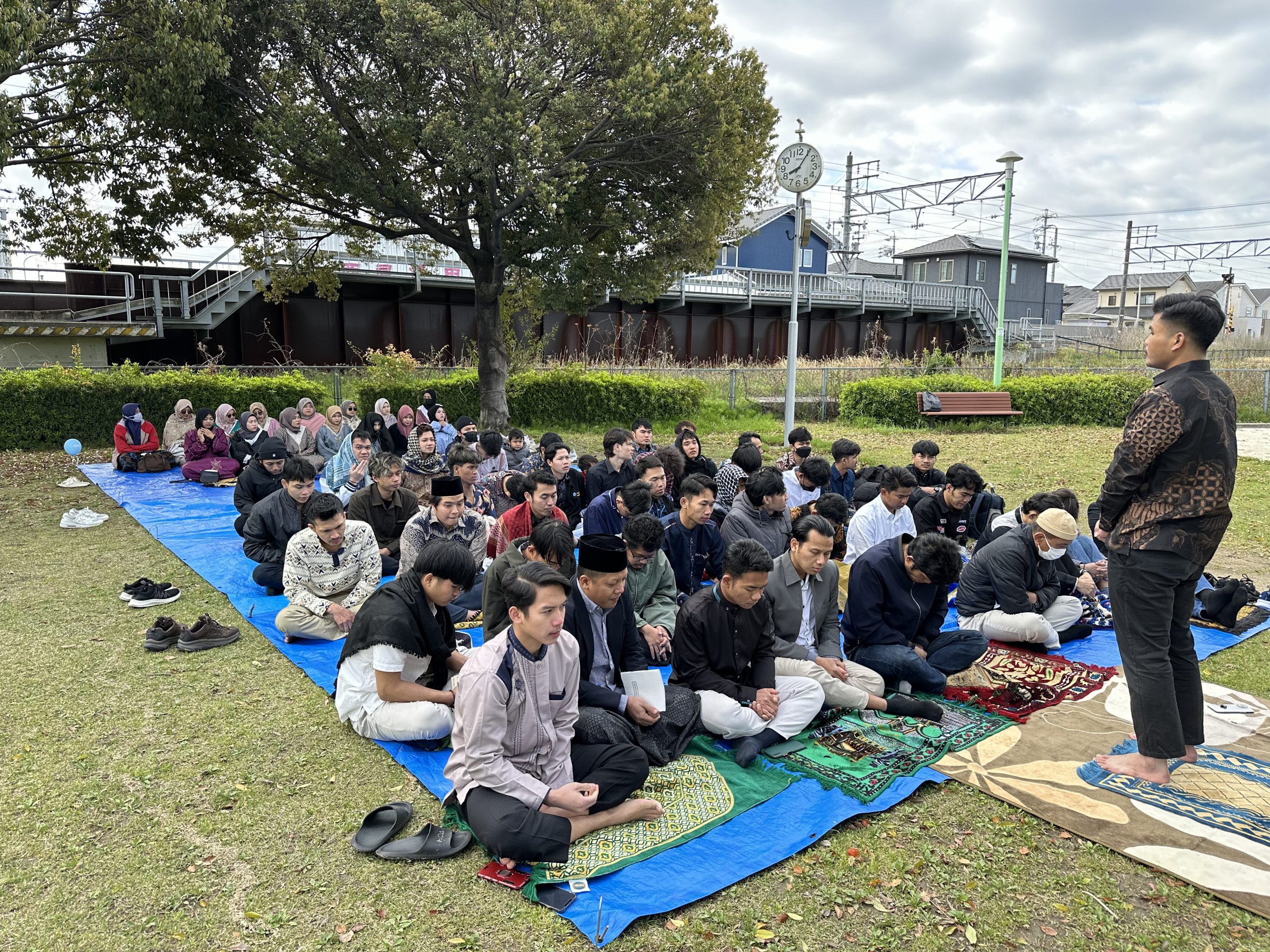 Salat Ied LDII di Nagoya, Jepang; Prof Singgih Tekankan Dakwah Akhlak Mulia
