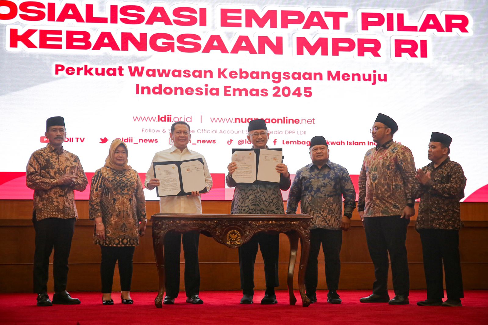 Kerja Sama MPR RI dan LDII, Sosialisasi Empat Pilar Kebangsaan Lewat Sekolah Virtual