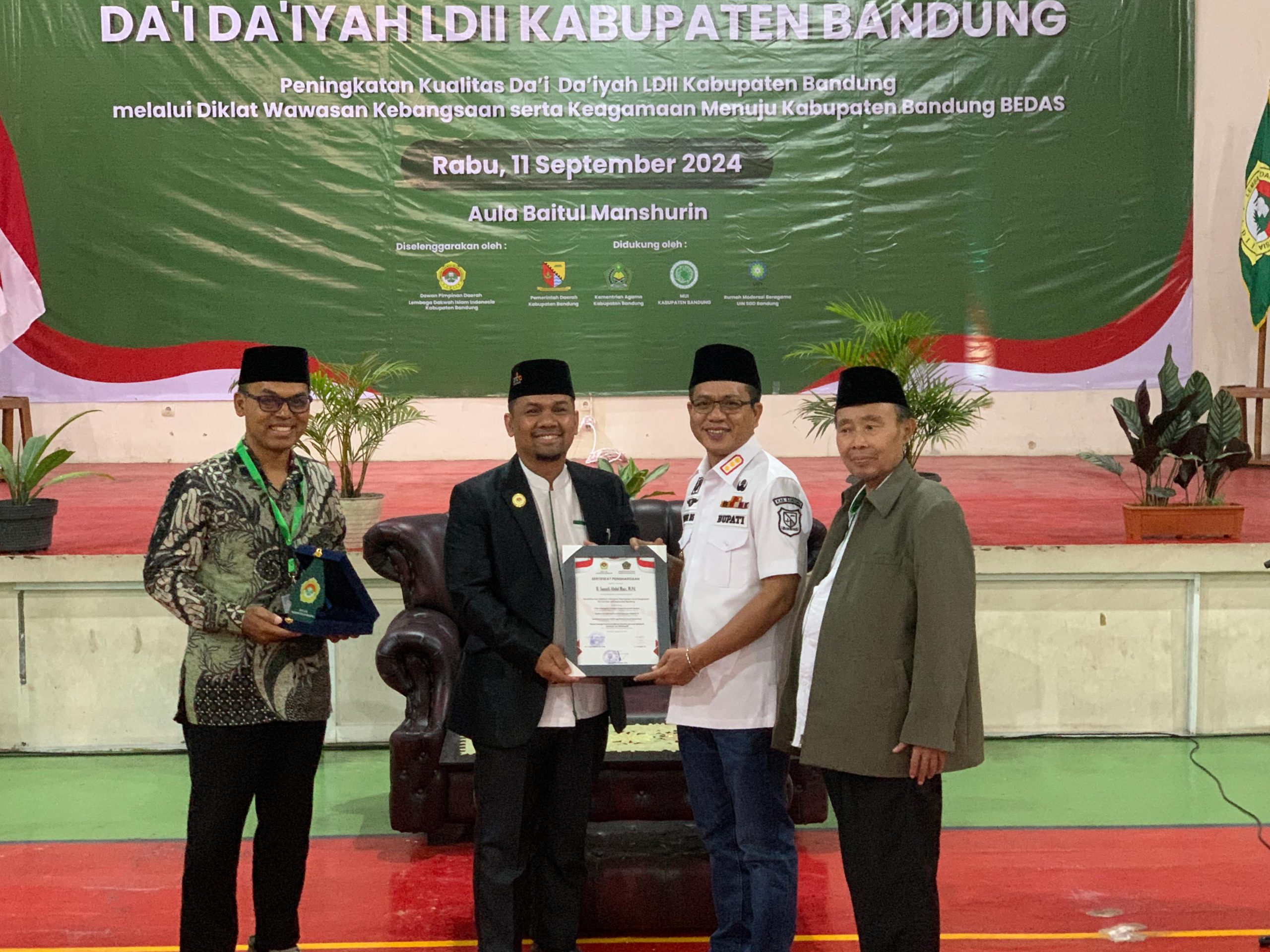 LDII Kabupaten Bandung Gelar Pelatihan Da’i dan Da’iyah untuk Antisipasi Radikalisme di Pilkada 2024