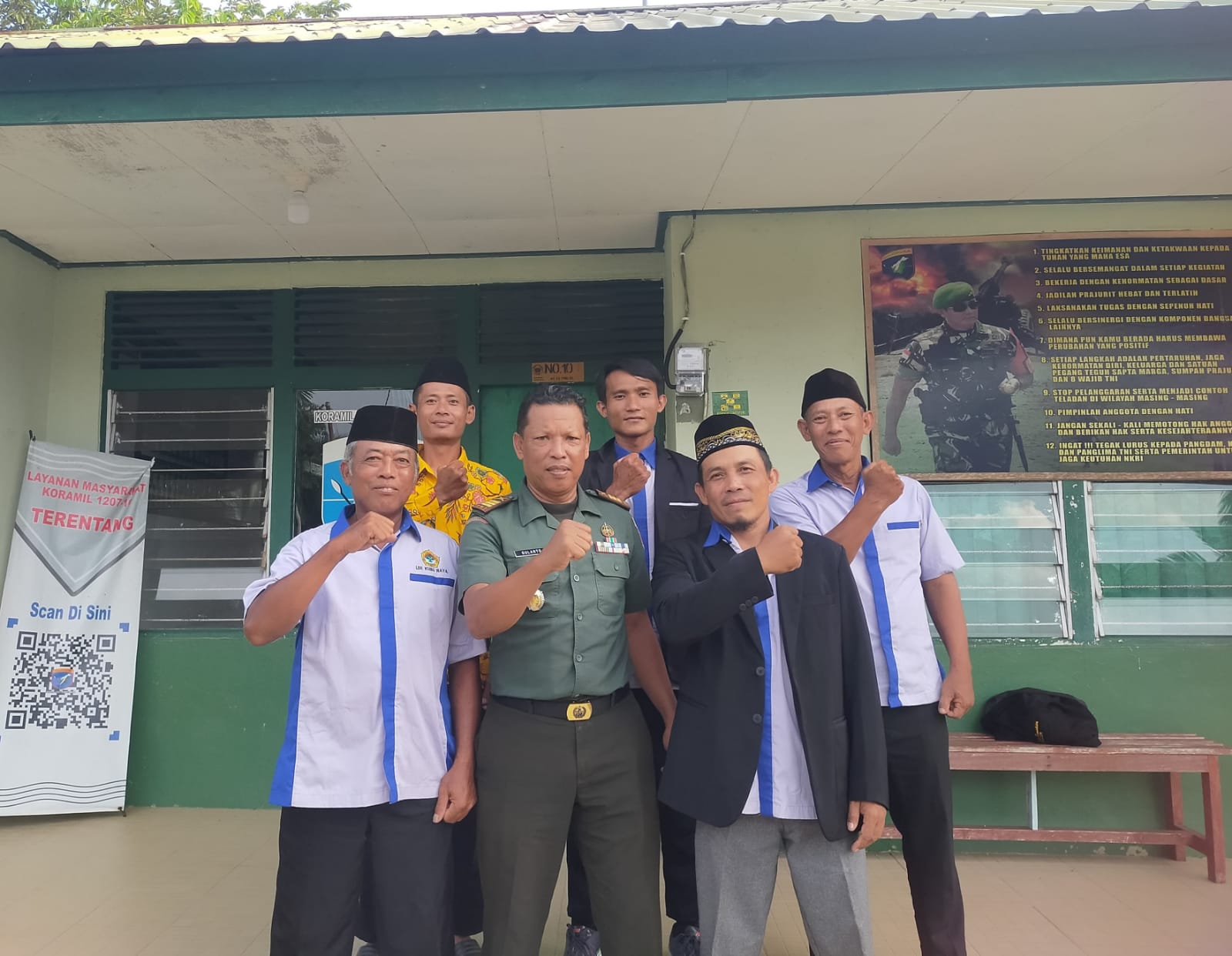 Silaturahim LDII dengan Danramil 1207/10: Tingkatkan Sinergi dalam Kegiatan Sosial