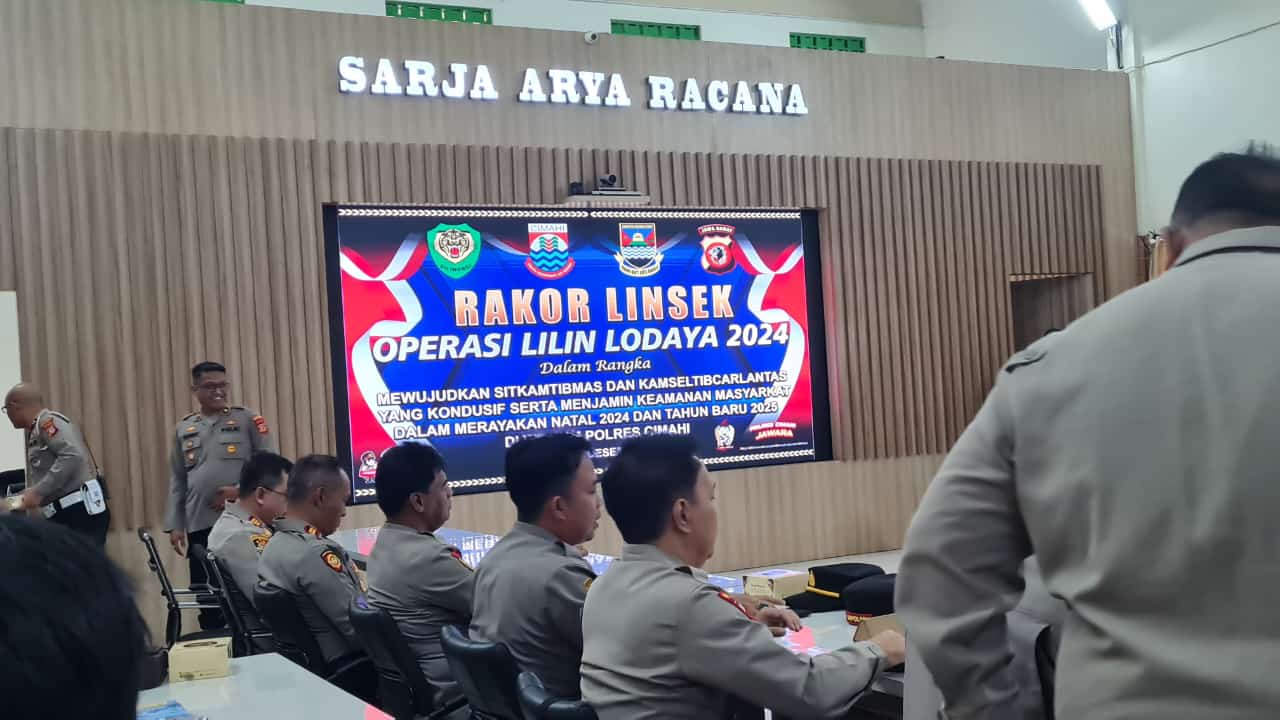 Polres Cimahi Bahas Pengamanan Nataru, LDII Turut Berpartisipasi Aktif