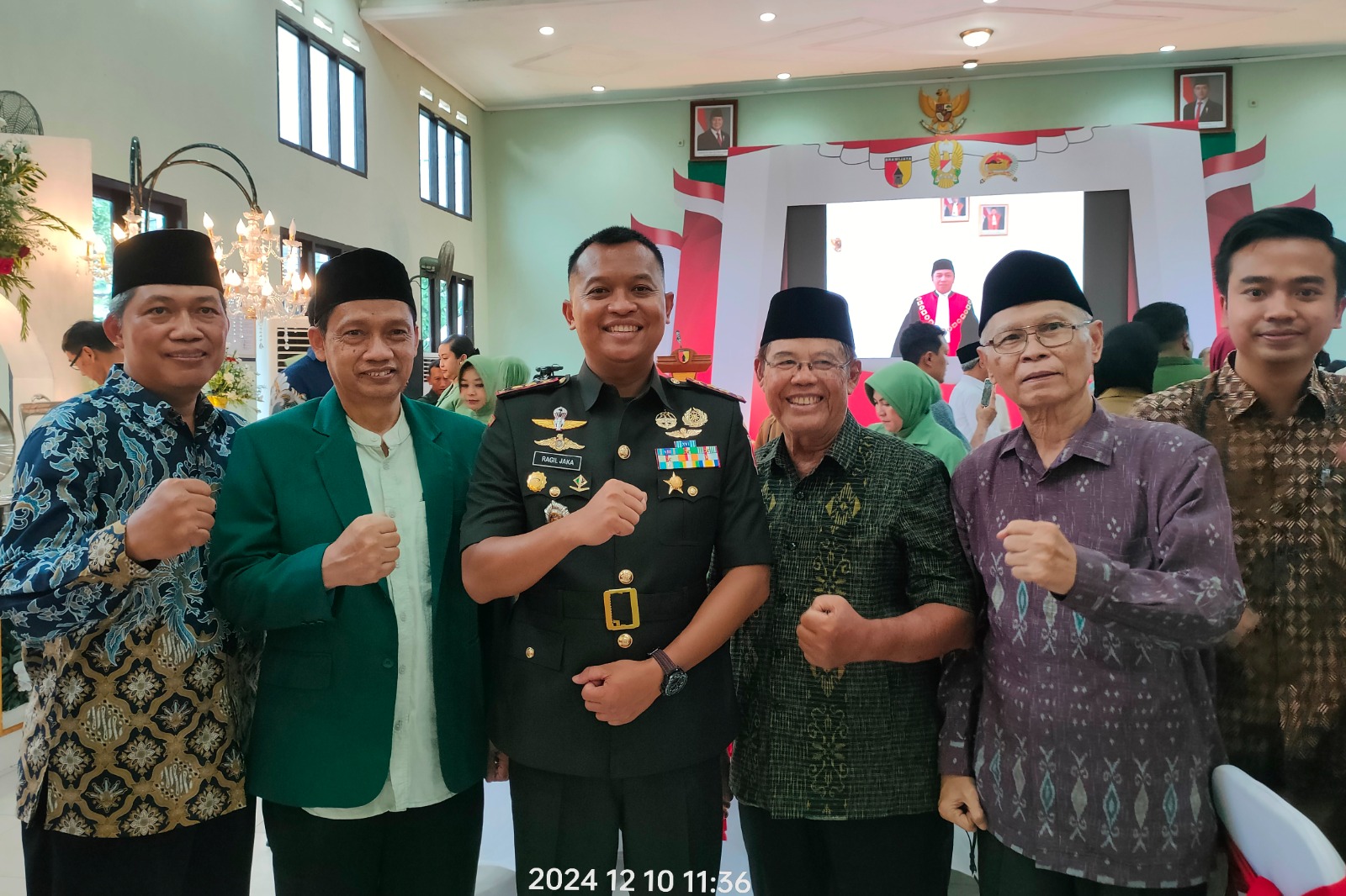 KH. Sunarto Apresiasi Dedikasi Letkol Inf Aris Setiawan