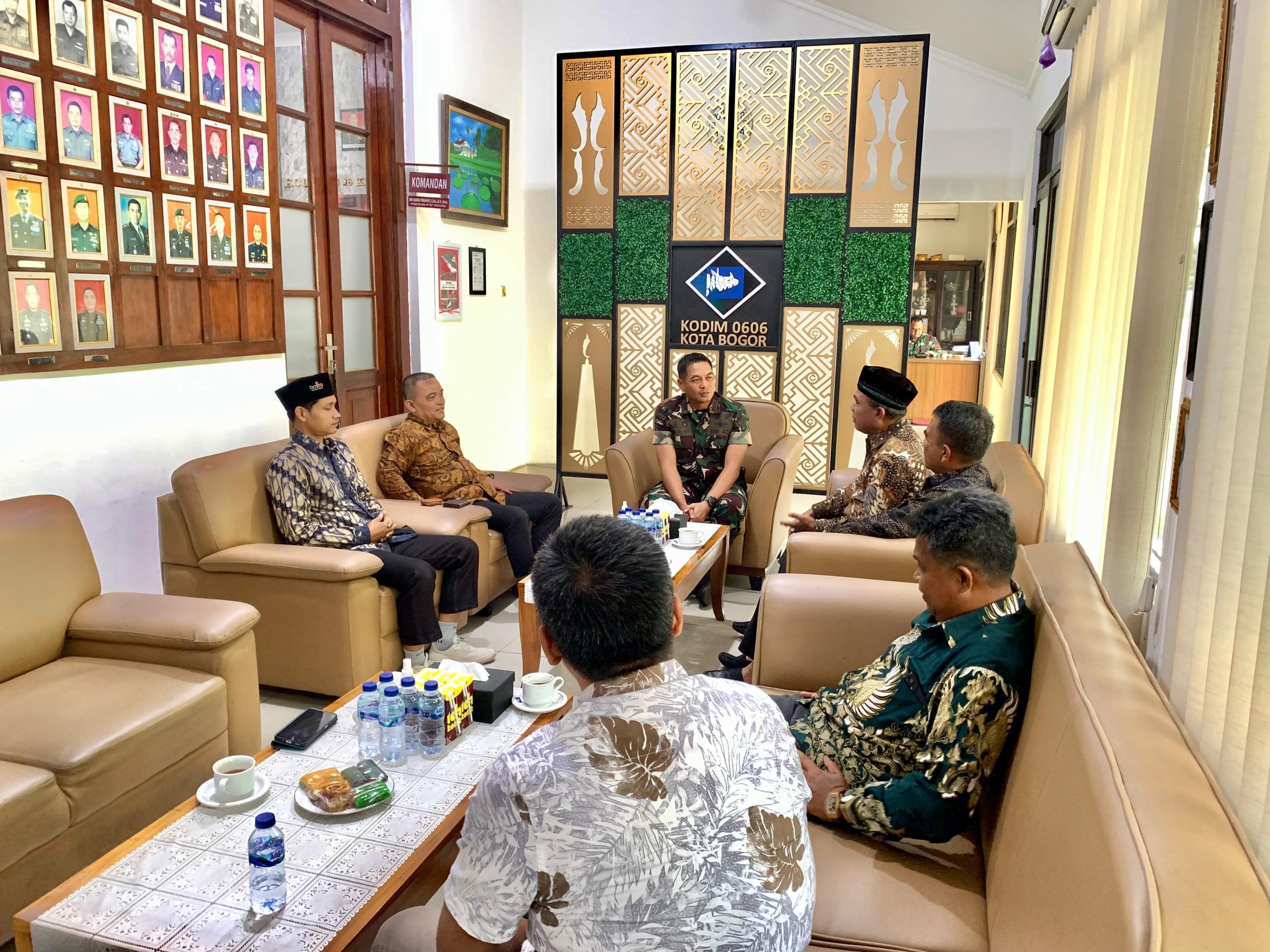 Pengurus DPD LDII Kota Bogor Jalin Sinergi dengan Kodim 0606 Baru